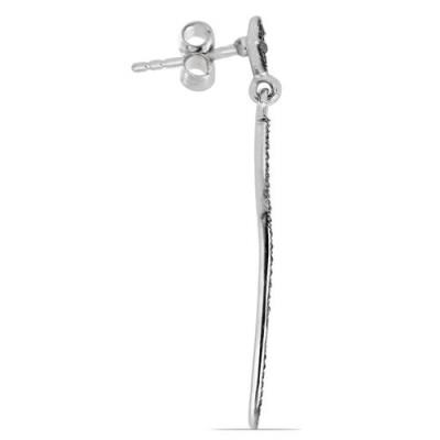 BUY  NATURAL AUSTRIAN MARCASITE GEMSTONE EARRINGS IN 925 SILVER